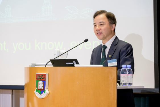 Professor Xiang Zhang, President and Vice-Chancellor of The University of Hong Kong, delivers the opening remark Professor Xiang Zhang, President and Vice-Chancellor of The University of Hong Kong, delivers the opening remark.
